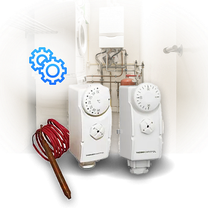 Mechanické příložné termostaty