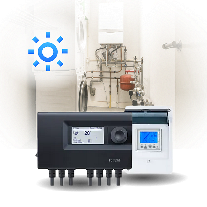 Ekvitermní a solární regulátory