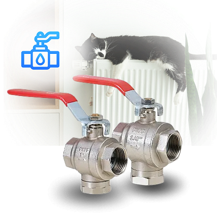 Kulové ventily s magnetem a filtrem