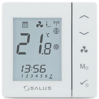 Termostat pro ovládání fancoilů