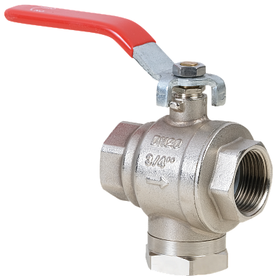 Kulový ventil s magnetem a filtrem 3/4"